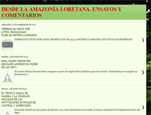 Tablet Screenshot of desdelamazonialoretana.blogspot.com