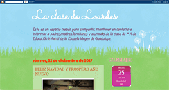 Desktop Screenshot of laclasedelourdes.blogspot.com