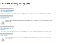 Tablet Screenshot of capturedcreativity.blogspot.com