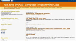 Desktop Screenshot of fall2008itest.blogspot.com