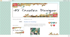 Desktop Screenshot of kvcreativedesigns.blogspot.com