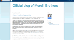 Desktop Screenshot of morellibrothers.blogspot.com