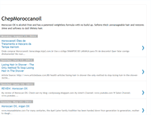 Tablet Screenshot of chepmoroccanoil.blogspot.com