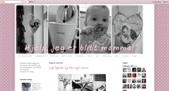Desktop Screenshot of hjelpjegerblittmamma.blogspot.com