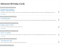 Tablet Screenshot of milestonebirthdaycards.blogspot.com