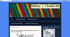 Desktop Screenshot of chico-fumetti.blogspot.com