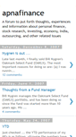 Mobile Screenshot of apnafinance.blogspot.com