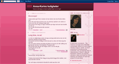 Desktop Screenshot of anna-karinskuligheter.blogspot.com
