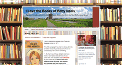 Desktop Screenshot of ilovethebooksofbettyneels.blogspot.com