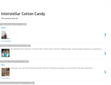 Tablet Screenshot of interstellarcottoncandy.blogspot.com