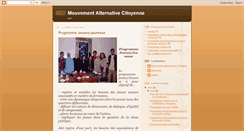 Desktop Screenshot of mouvementalci.blogspot.com