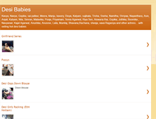 Tablet Screenshot of hotdesibabies.blogspot.com