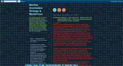 Desktop Screenshot of marscritters.blogspot.com