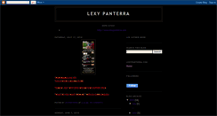 Desktop Screenshot of lexypanterra.blogspot.com