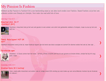 Tablet Screenshot of mypassionisfashion.blogspot.com