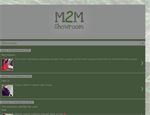 Tablet Screenshot of m2mshowroom.blogspot.com