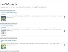 Tablet Screenshot of howtoproducts.blogspot.com
