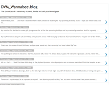 Tablet Screenshot of dvm-wannabee.blogspot.com