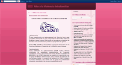 Desktop Screenshot of altoalaviolenciaintrafamiliar.blogspot.com