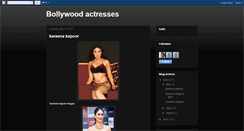 Desktop Screenshot of bollywood-hot-beautifull-actresses.blogspot.com