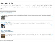 Tablet Screenshot of birdonawireboat.blogspot.com