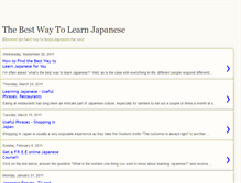 Tablet Screenshot of bestwaytolearnjapanese.blogspot.com