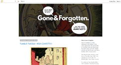 Desktop Screenshot of gone-and-forgotten.blogspot.com