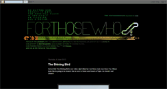 Desktop Screenshot of forthosewhovideo.blogspot.com