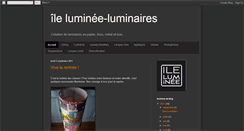 Desktop Screenshot of ileluminaire.blogspot.com