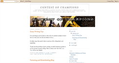 Desktop Screenshot of contestofchampions.blogspot.com