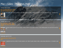 Tablet Screenshot of funplaynlearn.blogspot.com