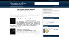 Desktop Screenshot of beurswinst.blogspot.com