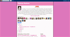 Desktop Screenshot of joaellis-makeupmayhem.blogspot.com