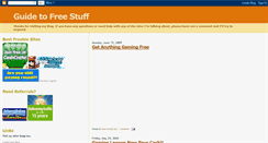 Desktop Screenshot of dav112-freestuffguide.blogspot.com