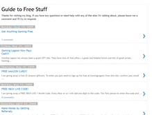 Tablet Screenshot of dav112-freestuffguide.blogspot.com