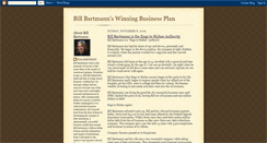 Desktop Screenshot of billbartmannhowtowriteabusinessplan.blogspot.com