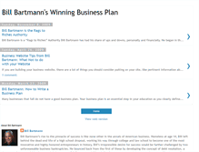Tablet Screenshot of billbartmannhowtowriteabusinessplan.blogspot.com