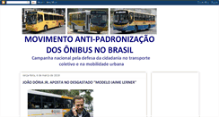 Desktop Screenshot of antipadronizacaobus.blogspot.com