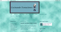 Desktop Screenshot of cocinando-tentaciones.blogspot.com