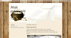 Desktop Screenshot of gotowanie-elzunia.blogspot.com