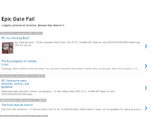 Tablet Screenshot of epicdatefail.blogspot.com