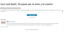 Tablet Screenshot of cinesudloveanddeath.blogspot.com