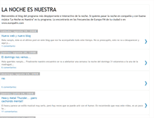 Tablet Screenshot of nochenuestra.blogspot.com