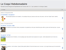 Tablet Screenshot of lecoquihebdomadaire.blogspot.com