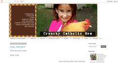 Desktop Screenshot of crunchycatholicmom.blogspot.com