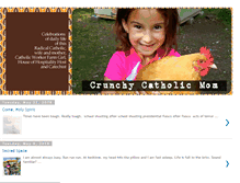 Tablet Screenshot of crunchycatholicmom.blogspot.com
