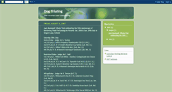 Desktop Screenshot of dogtrials.blogspot.com