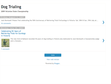 Tablet Screenshot of dogtrials.blogspot.com