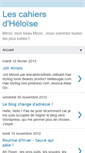 Mobile Screenshot of lescahiersdheloise.blogspot.com