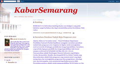 Desktop Screenshot of kabar-semarang.blogspot.com
